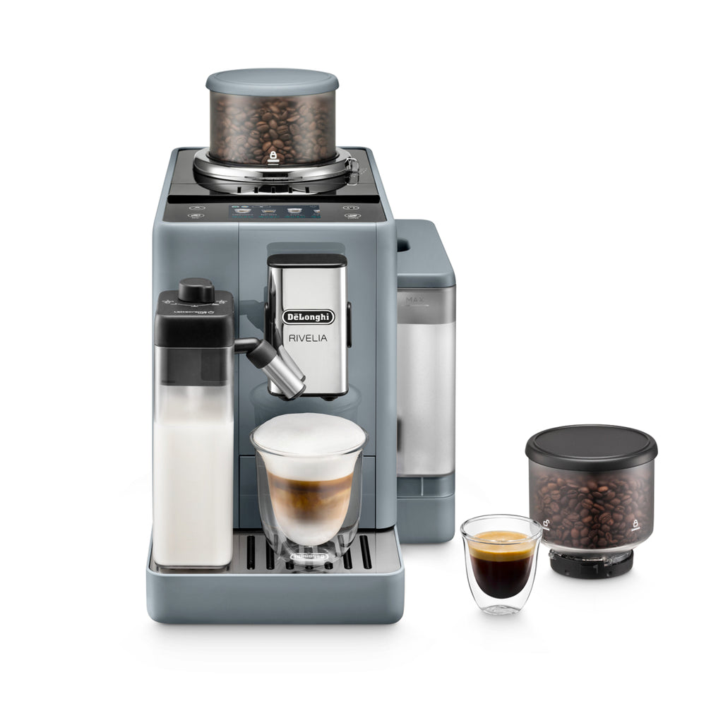De’Longhi Rivelia Fully Automatic Combination Espresso Machine, Pebble Grey - EXAM440.55.G