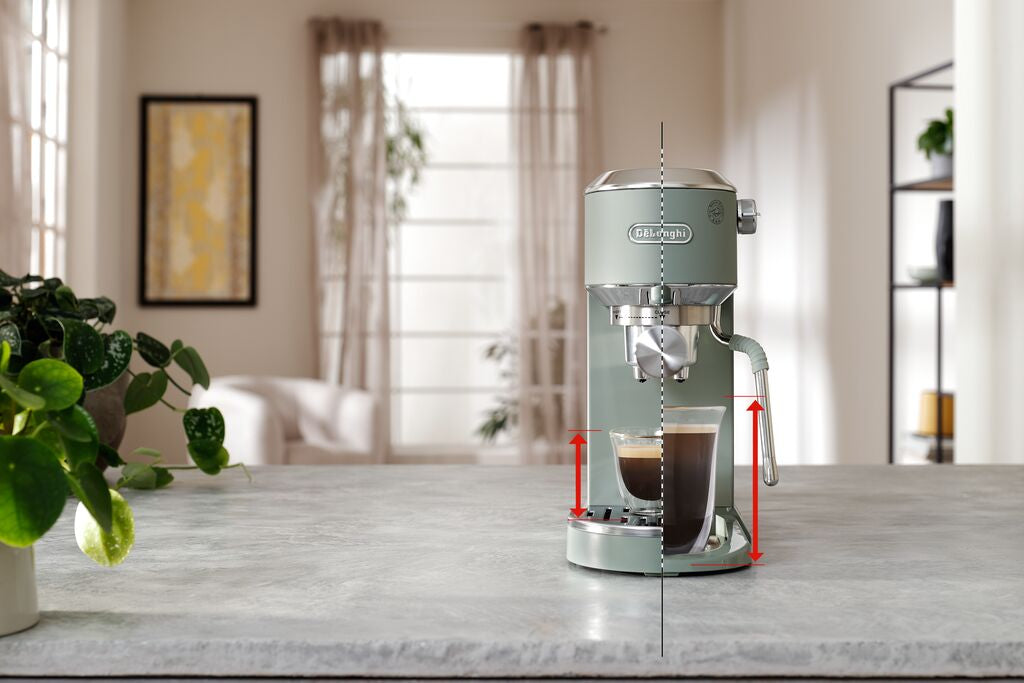 De’Longhi Dedica Duo Manual Espresso Machine, Green -  EC890.GR