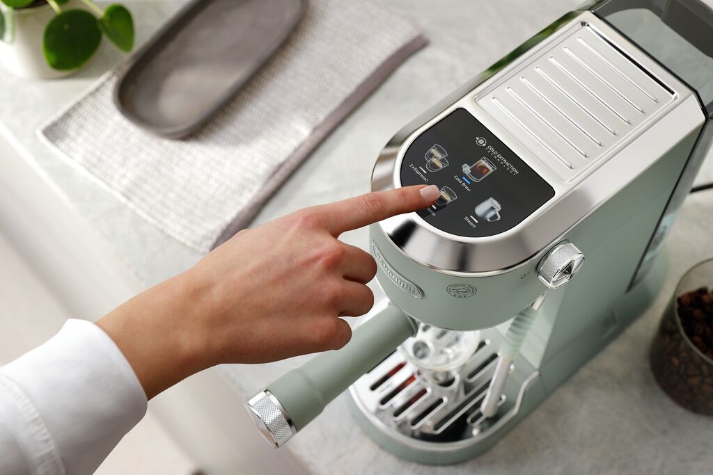 De’Longhi Dedica Duo Manual Espresso Machine, Green -  EC890.GR