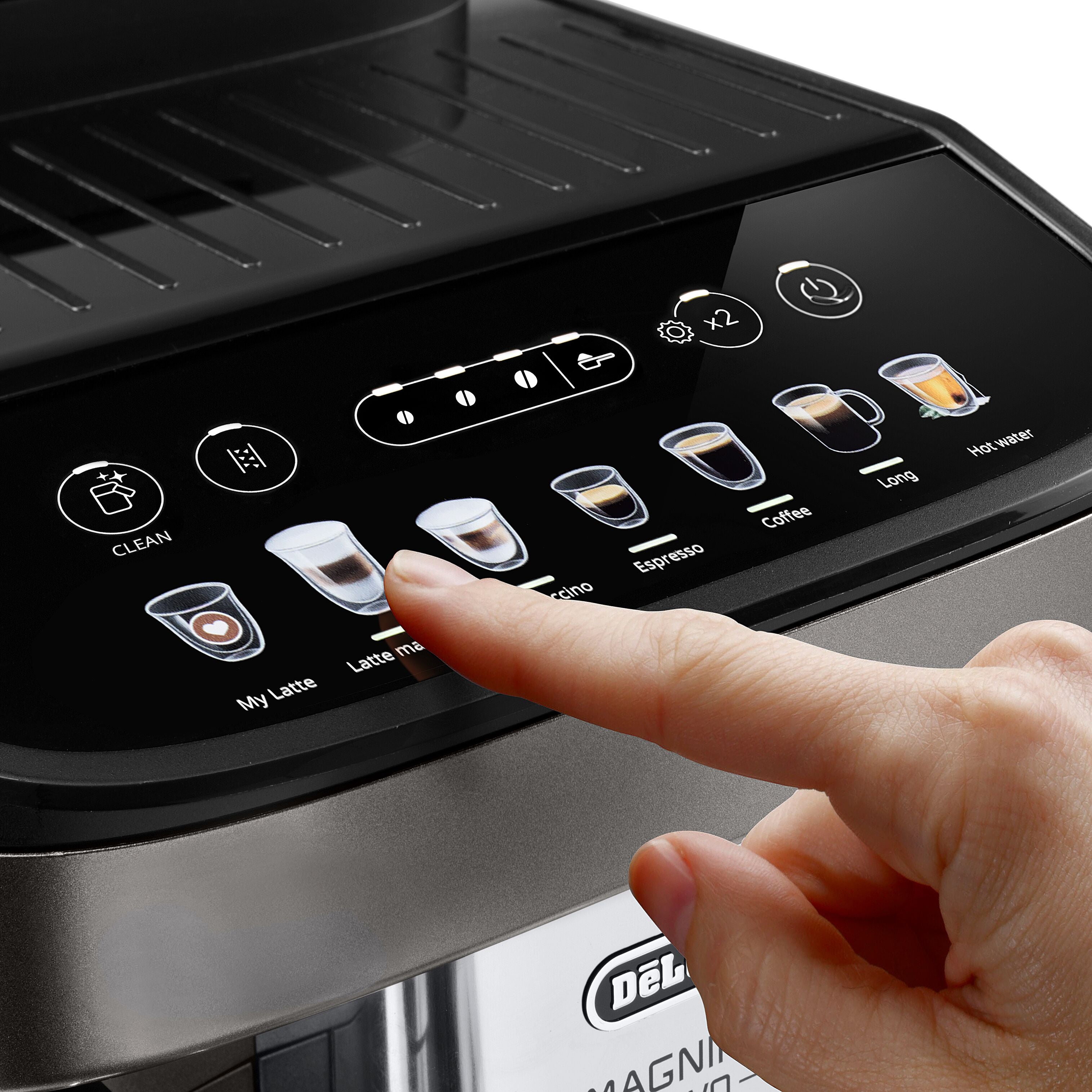 De'Longhi Magnifica Evo Fully Automatic Espresso Machine, Titanium
