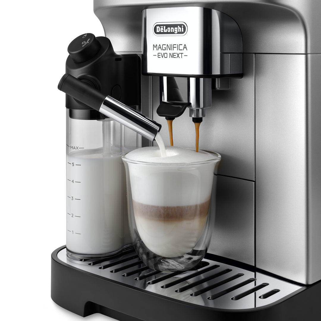 De’Longhi Magnifica Evo Next Fully Automatic Espresso Machine, Silver Black - ECAM310.80.SB