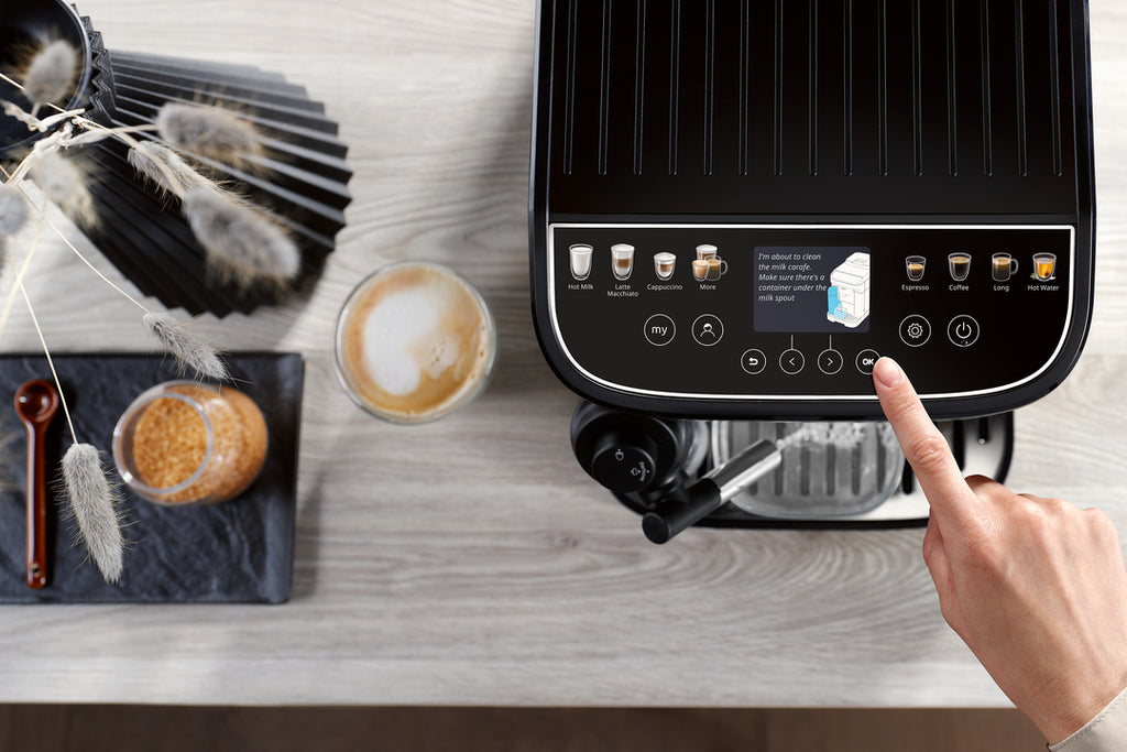 De’Longhi Magnifica Evo Next Fully Automatic Espresso Machine, Silver Black - ECAM310.80.SB