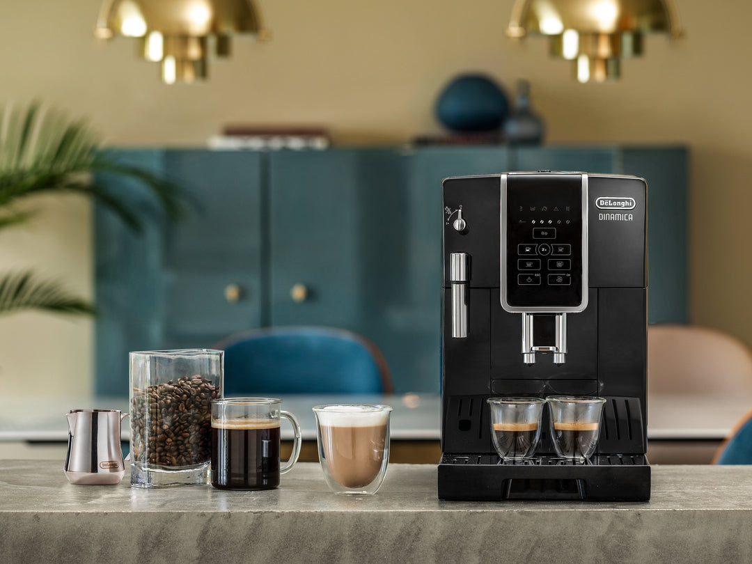 De'Longhi Dinamica Fully Automatic Espresso Machine, Black, ECAM350.15.B