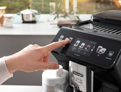 De’Longhi Eletta Explore Fully Automatic Espresso Machine, Silver - ECAM450.65.S