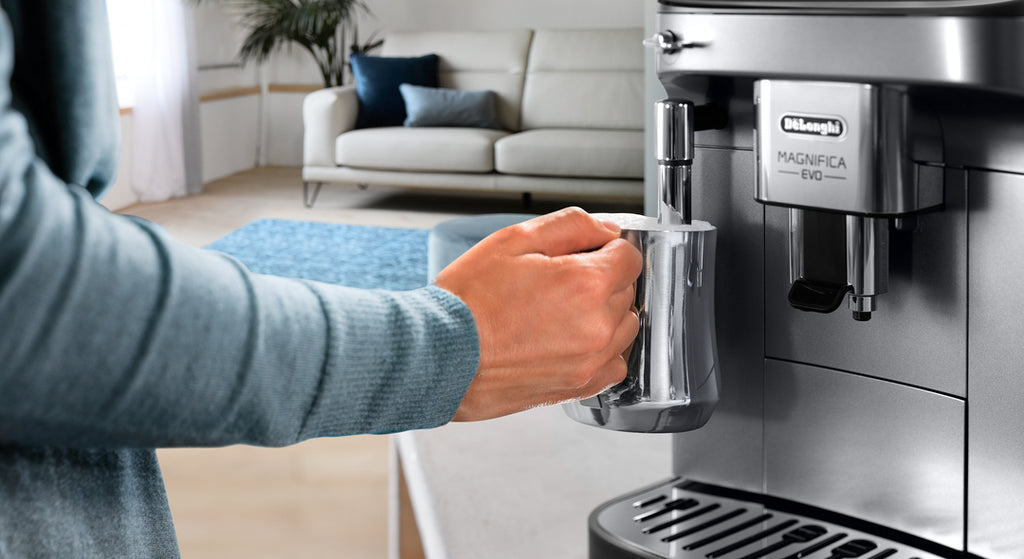 De'Longhi Magnifica Evo Fully Automatic Espresso Machine, Silver Black,  ECAM290.31.SB