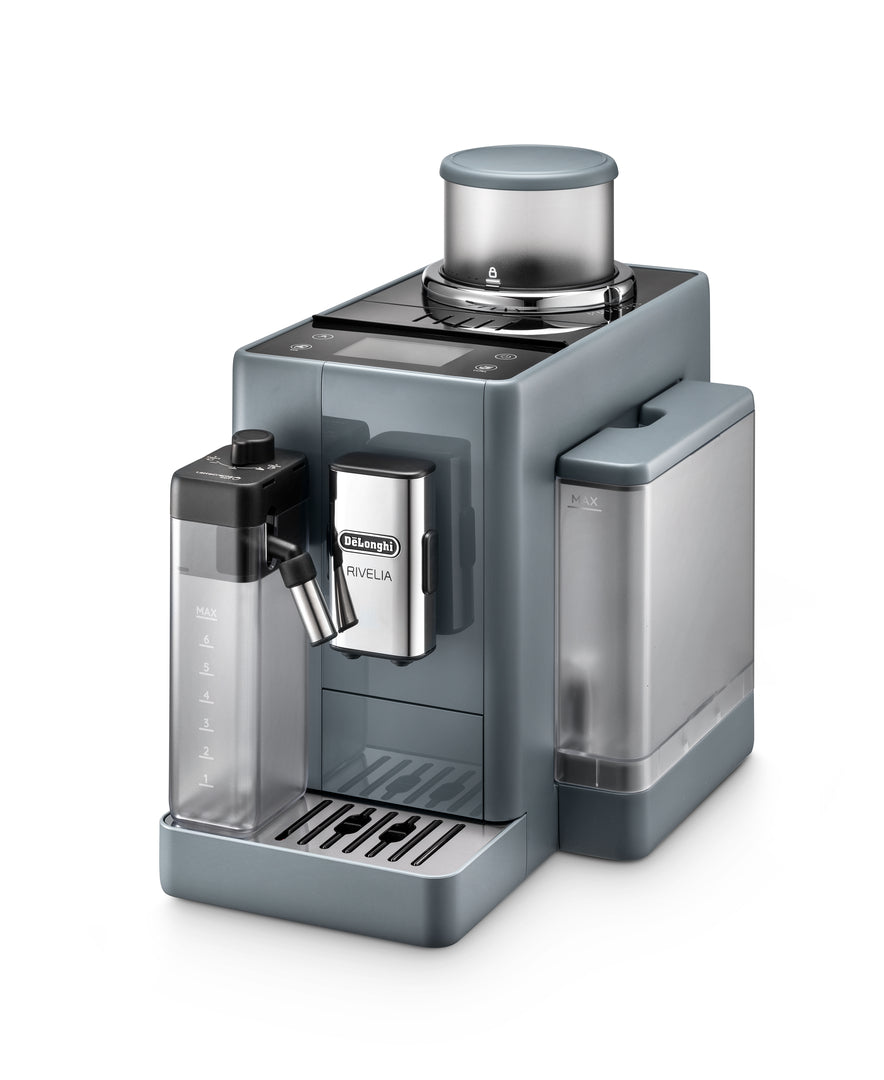 De’Longhi Rivelia Fully Automatic Combination Espresso Machine, Pebble Grey - EXAM440.55.G