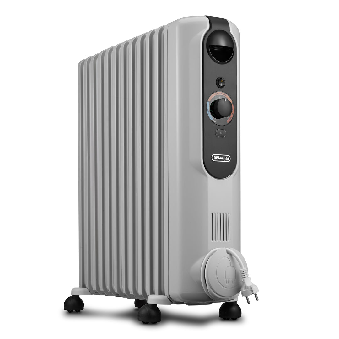 De’Longhi Radiant Heater, 2500 Watt, 12 Fins, White - TRRSE1225