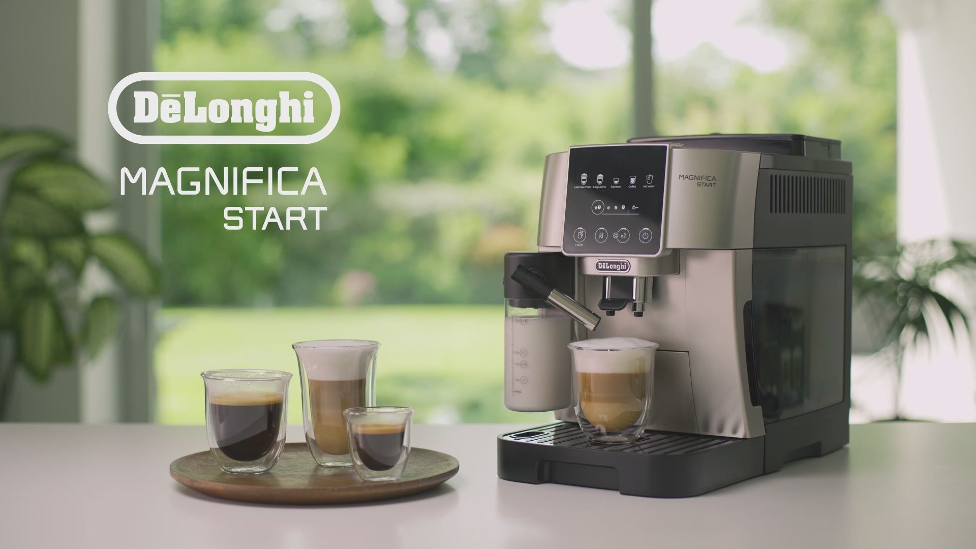 De’Longhi Magnifica Start Fully Automatic Espresso Machine, Silver Black - ECAM220.80.SB