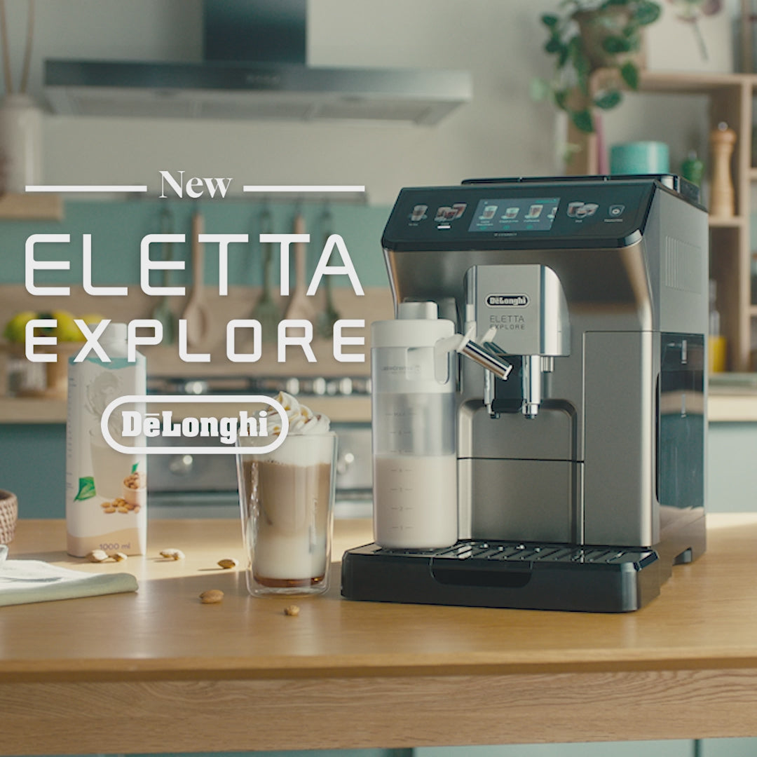 De’Longhi Eletta Explore Fully Automatic Espresso Machine, Silver - ECAM450.65.S